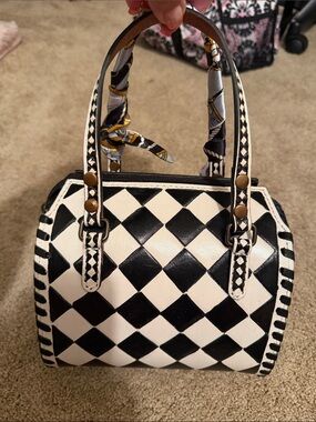 Black and White Checkerboard  mini speedy